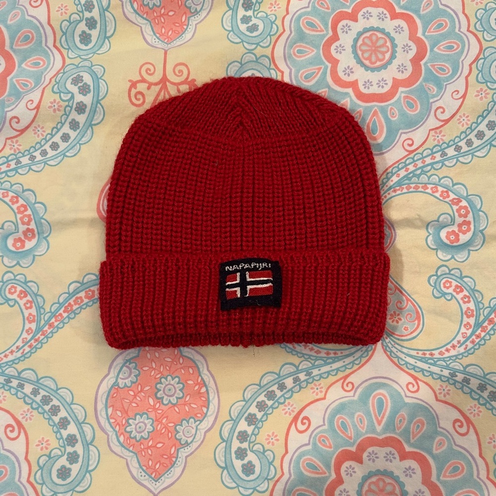 Napapijri Bold Red Beanie